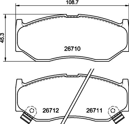 Pagid T4281 - Kit pastiglie freno, Freno a disco autozon.pro