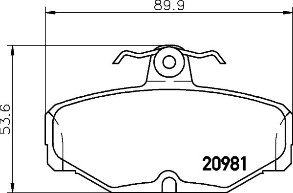 Pagid T5006 - Kit pastiglie freno, Freno a disco autozon.pro