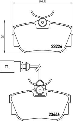 Pagid T5137 - Kit pastiglie freno, Freno a disco autozon.pro