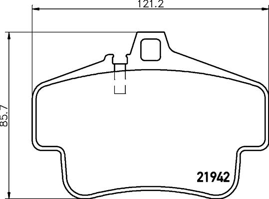 Pagid T5123 - Kit pastiglie freno, Freno a disco autozon.pro