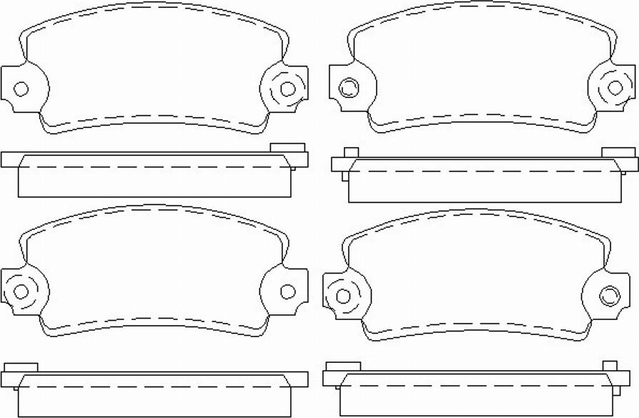 Pagid T0697 - Kit pastiglie freno, Freno a disco autozon.pro