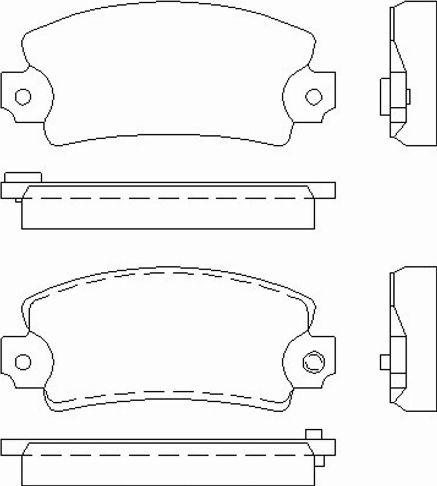 Pagid T0671 - Kit pastiglie freno, Freno a disco autozon.pro