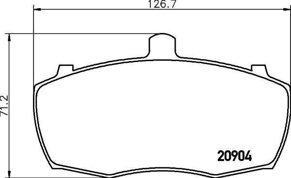 Pagid T0082 - Kit pastiglie freno, Freno a disco autozon.pro