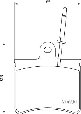 Pagid T0115 - Kit pastiglie freno, Freno a disco autozon.pro