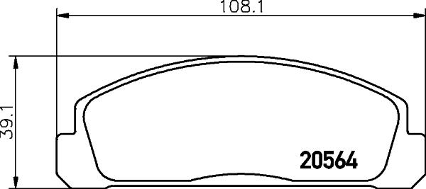 Pagid T0818 - Kit pastiglie freno, Freno a disco autozon.pro