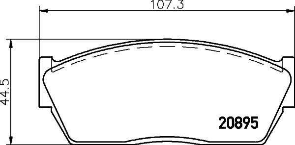 Pagid T0324 - Kit pastiglie freno, Freno a disco autozon.pro