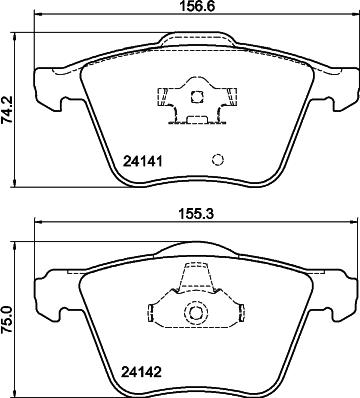 Pagid T1488 - Kit pastiglie freno, Freno a disco autozon.pro