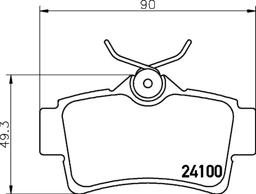 Pagid T1666 - Kit pastiglie freno, Freno a disco autozon.pro