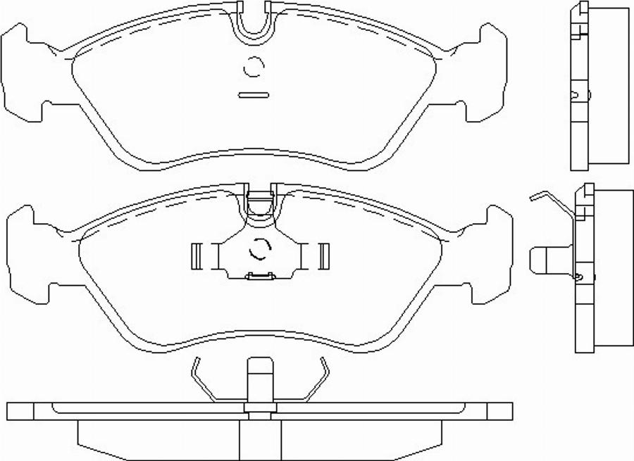 Pagid T1021 - Kit pastiglie freno, Freno a disco autozon.pro