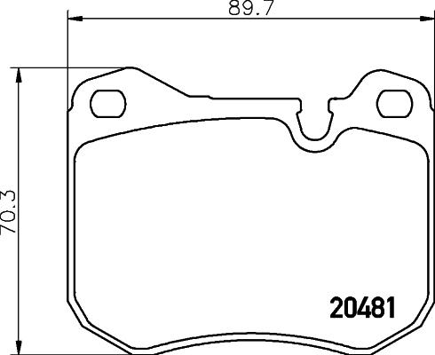 Pagid T1071 - Kit pastiglie freno, Freno a disco autozon.pro