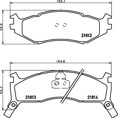 Pagid T1130 - Kit pastiglie freno, Freno a disco autozon.pro