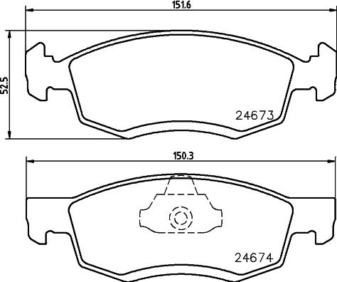 Pagid T1772 - Kit pastiglie freno, Freno a disco autozon.pro