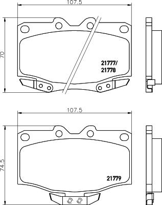 Pagid T3057 - Kit pastiglie freno, Freno a disco autozon.pro