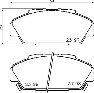 Pagid T3070 - Kit pastiglie freno, Freno a disco autozon.pro