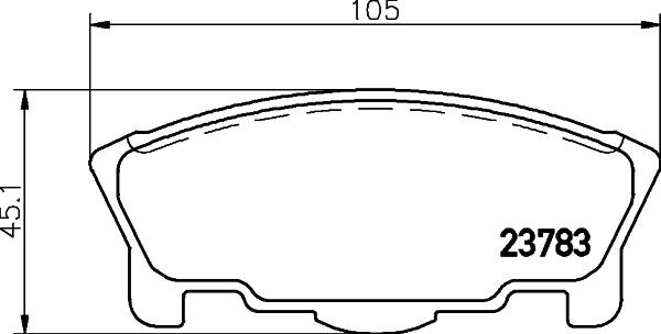 Pagid T3128 - Kit pastiglie freno, Freno a disco autozon.pro