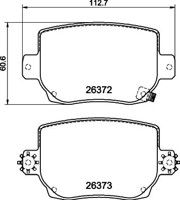 Pagid T2917 - Kit pastiglie freno, Freno a disco autozon.pro