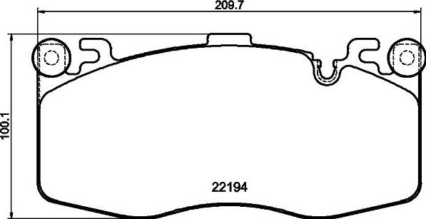 Pagid T2480 - Kit pastiglie freno, Freno a disco autozon.pro