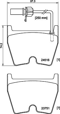 Pagid T2079 - Kit pastiglie freno, Freno a disco autozon.pro