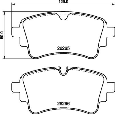 Pagid T2890 - Kit pastiglie freno, Freno a disco autozon.pro