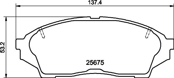 Pagid T2868 - Kit pastiglie freno, Freno a disco autozon.pro