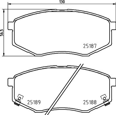 Pagid T2816 - Kit pastiglie freno, Freno a disco autozon.pro