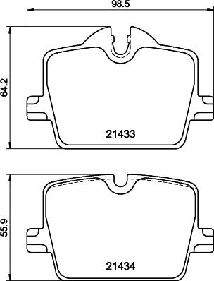 Pagid T2887 - Kit pastiglie freno, Freno a disco autozon.pro