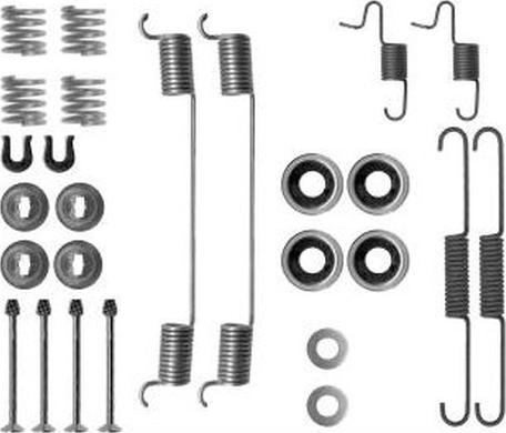 Pagid X0122 - Kit accessori, Ganasce freno autozon.pro