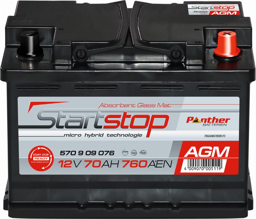 PANTHER SB.570909076n - Batteria avviamento autozon.pro