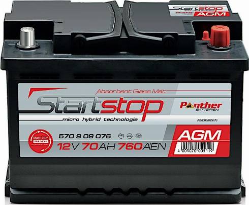 PANTHER SB.570909076 - Batteria avviamento autozon.pro