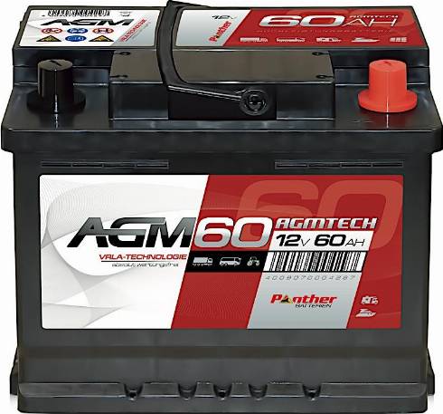 PANTHER SB.AGM60 - Batteria avviamento autozon.pro