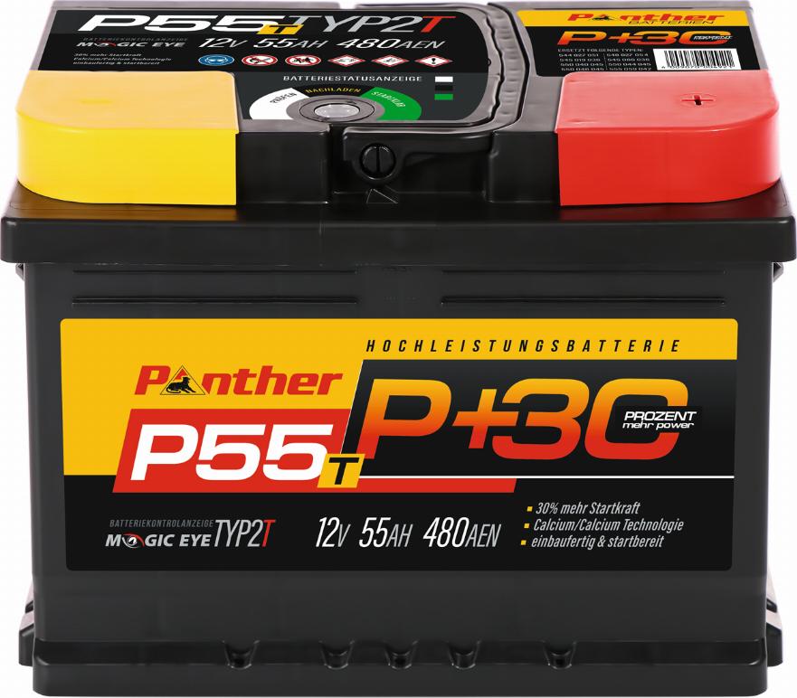 PANTHER SB.P55T - Batteria avviamento autozon.pro