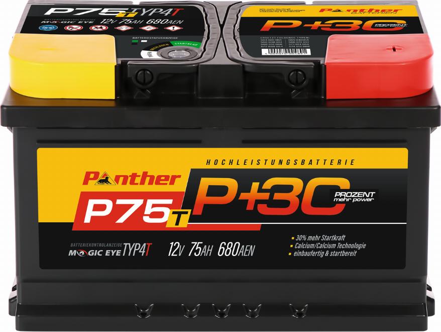 PANTHER SB.P75T - Batteria avviamento autozon.pro