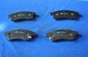 Parts-Mall PKC-023-S - Kit pastiglie freno, Freno a disco autozon.pro