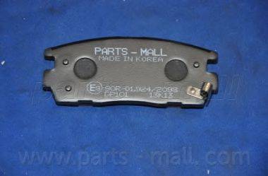 Parts-Mall PKC-E21 - Kit pastiglie freno, Freno a disco autozon.pro