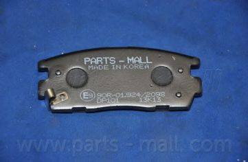 Parts-Mall PKC-E21 - Kit pastiglie freno, Freno a disco autozon.pro