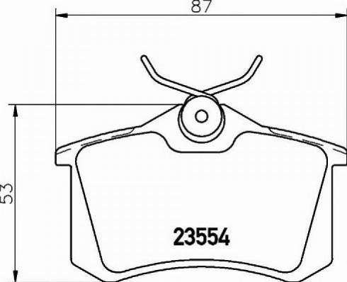 Parts-Mall PKX-004 - Kit pastiglie freno, Freno a disco autozon.pro