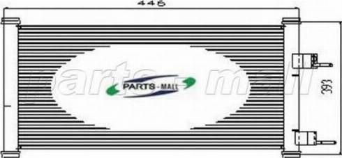 Parts-Mall PXNC2-009 - Condensatore, Climatizzatore autozon.pro