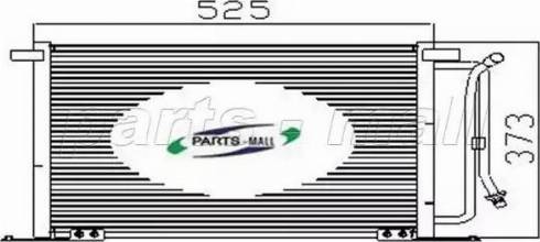 Parts-Mall PXNC2-002 - Condensatore, Climatizzatore autozon.pro