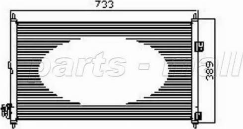 Parts-Mall PXNCW-022 - Condensatore, Climatizzatore autozon.pro