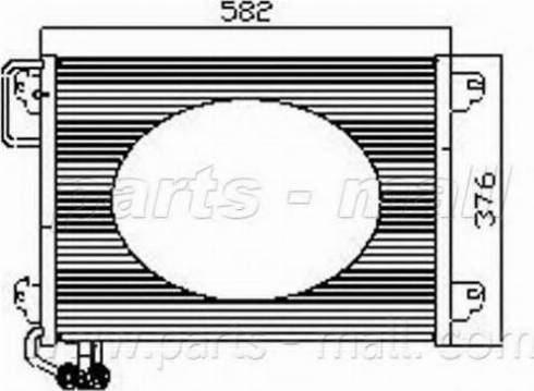 Parts-Mall PXNCX-065Y - Condensatore, Climatizzatore autozon.pro