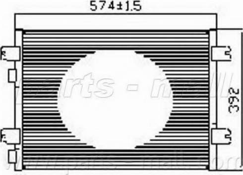 Parts-Mall PXNCX-066Y - Condensatore, Climatizzatore autozon.pro