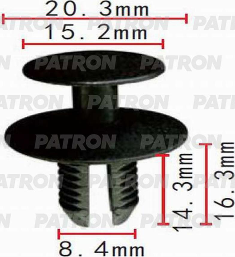 Patron P370495 - Clip, Fregio / Modanatura protettiva autozon.pro