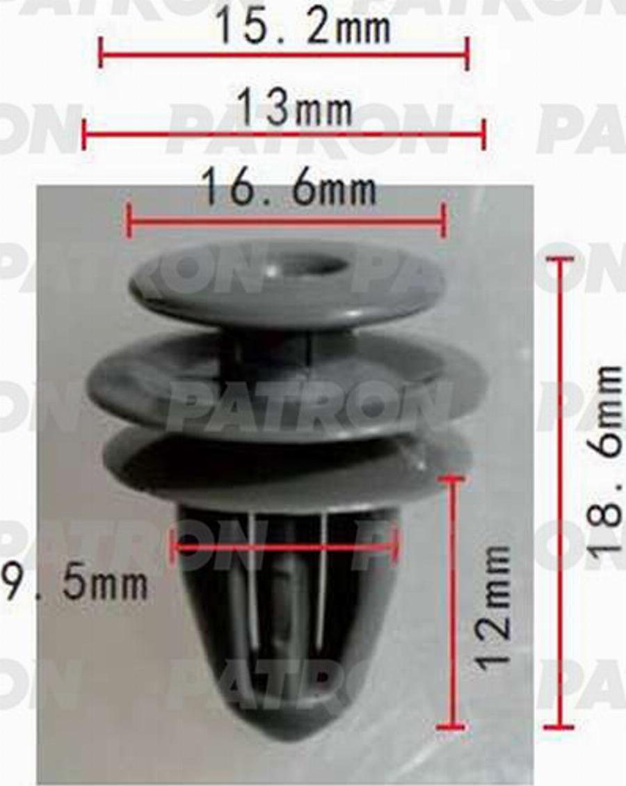 Patron P370143 - Clip, Fregio / Modanatura protettiva autozon.pro