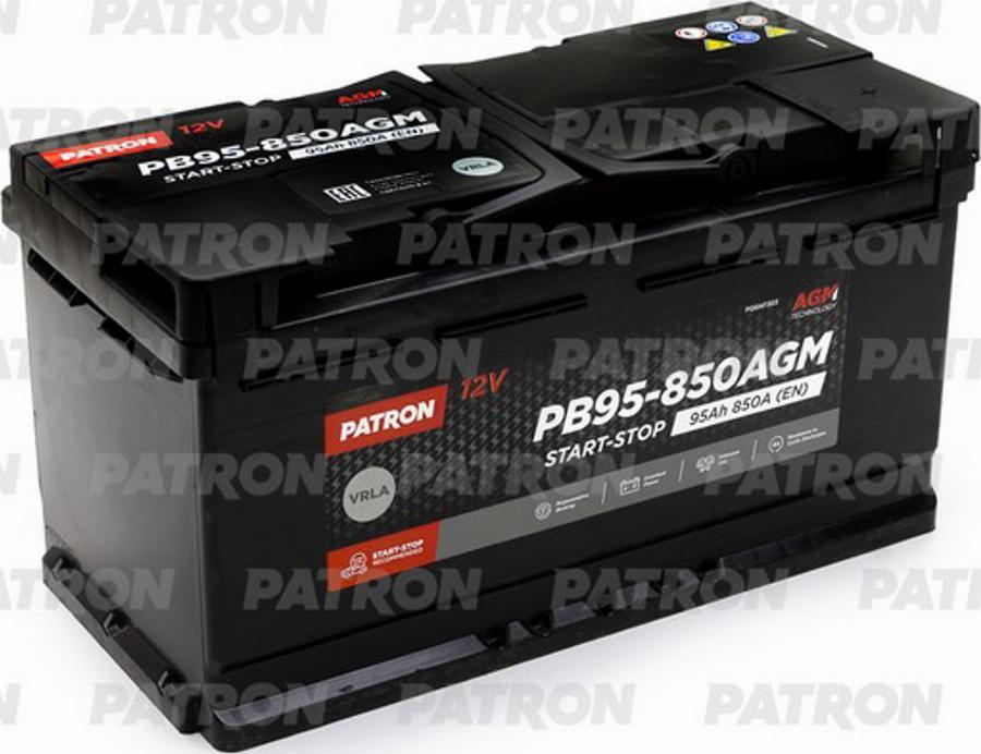 Patron PB95-850AGM - Batteria avviamento autozon.pro