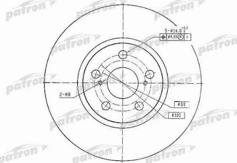 Patron PBD4416 - Discofreno autozon.pro