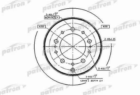 Patron PBD4483 - Discofreno autozon.pro