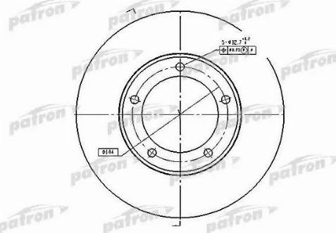 Patron PBD4506 - Discofreno autozon.pro