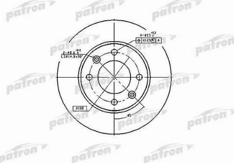 Patron PBD4185 - Discofreno autozon.pro