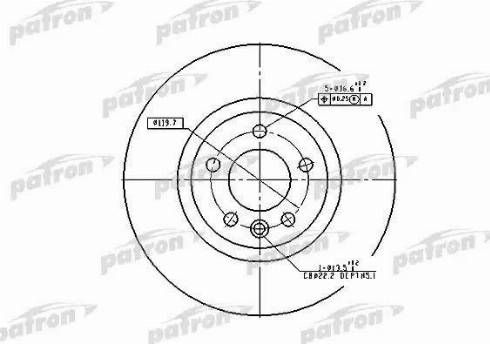 Patron PBD4309 - Discofreno autozon.pro