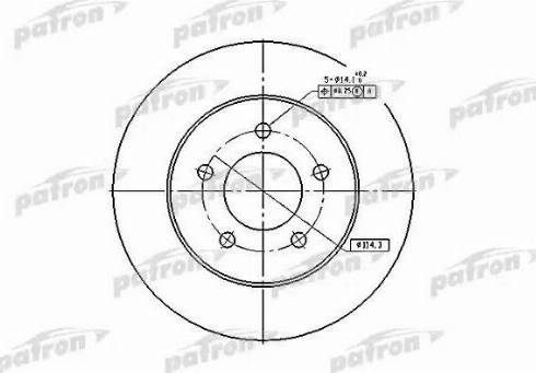 Patron PBD5373 - Discofreno autozon.pro